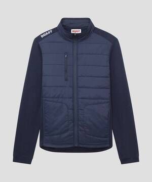 NEW BOAST men's hybrid jacket in navy